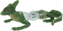Kubla Crafts Bejeweled Enamel 3270 Enamel Lizard Fig Paper Weight