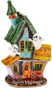 Kubla Crafts Bejeweled Enamel 3303B Haunted House Box