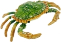 Kubla Crafts Bejeweled Enamel 3328 Crab Hinged Box