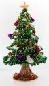Kubla Crafts Bejeweled Enamel 3357 Christmas Tree Large Box with hinges