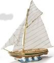 Kubla Crafts Bejeweled Enamel 3371- Large Sailboat Box