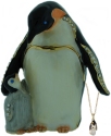 Kubla Crafts Bejeweled Enamel KUB 3405PN Penguin Box with Necklace