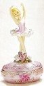 Kubla Crafts Bejeweled Enamel 3420 Ballerina Box