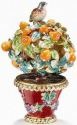 Kubla Crafts Bejeweled Enamel KUB 3452 Partrige in a Pear Tree Box