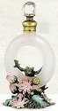 Kubla Crafts Bejeweled Enamel 3601 Frog Looped Perfume Bottle