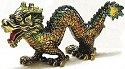 Kubla Crafts Bejeweled Enamel 3656- Jeweled Enamel Dragon Box