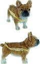 Kubla Crafts Bejeweled Enamel 3730- French Bulldog Box