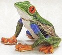Kubla Crafts Bejeweled Enamel 3781- Tree Frog Box