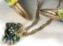 Kubla Crafts Bejeweled Enamel 3802CN Blue Crab Box and Necklace
