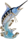 Kubla Crafts Bejeweled Enamel 3804- Marlin Hinged Box