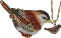 Kubla Crafts Bejeweled Enamel 3816SP Sparrow Box with Necklace