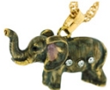 Kubla Crafts Bejeweled Enamel 3859N Elephant Necklace