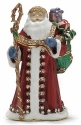 Kubla Crafts Bejeweled Enamel 3894AN European Santa Box