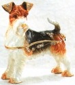 Kubla Crafts Bejeweled Enamel 3923 Fox Terrier Box