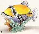 Kubla Crafts Bejeweled Enamel 3929- Humu Humu Fish Box