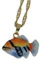 Kubla Crafts Bejeweled Enamel 3929HN Humu Humu Fish and Necklace