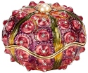 Kubla Crafts Bejeweled Enamel 3155B Sea Urchin Box Coral