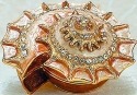 Kubla Crafts Bejeweled Enamel KUB 4 4176 Nautilus Shell Box
