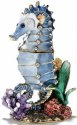 Kubla Crafts Bejeweled Enamel 4013BN Seahorse Box