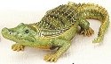 Kubla Crafts Bejeweled Enamel KUB 4054 Alligator Box