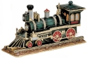 Kubla Crafts Bejeweled Enamel 4070 Steam Locomotive Box