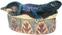 Kubla Crafts Bejeweled Enamel 4076 Lizard on the Box