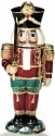 Kubla Crafts Bejeweled Enamel 4085R Nutcracker Box