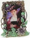 Kubla Crafts Bejeweled Enamel 4113 Flowers Photo Frame