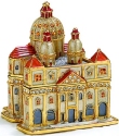 Kubla Crafts Bejeweled Enamel 4143 Vatican St Peters Church Box