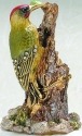 Kubla Crafts Bejeweled Enamel 4112 Wood Pecker Box