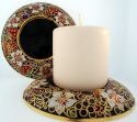 Kubla Crafts Cloisonne 4230DR Dellarobbia Votive