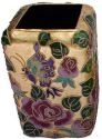 Kubla Crafts Cloisonne 4253R Cloisonne Rose Pencil Holder