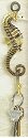 Kubla Crafts Bejeweled Enamel 4272 Bejeweled Enamel Seahorse Wall Hook