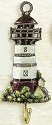 Kubla Crafts Bejeweled Enamel 4273 Lighthouse Wall Hook