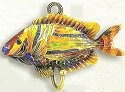 Kubla Crafts Bejeweled Enamel 4276 Bonita Fish Wall Hook