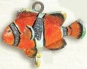 Kubla Crafts Bejeweled Enamel 4277 Clown Fish Wall Hook