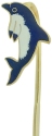 Kubla Crafts Bejeweled Enamel 4300G Dolphin Enamel Book Mark Set of 4