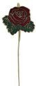 Kubla Crafts Bejeweled Enamel 4301R Enamel Bookmark Red Rose