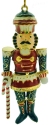 Kubla Crafts Cloisonne 4311 Articulated Nutcracker Ornament