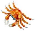 Kubla Crafts Cloisonne 4356OR Articulated Enameled Orange Crab Ornament
