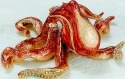 Kubla Crafts Bejeweled Enamel 4175 Large Octopus Box