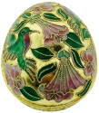 Kubla Crafts Cloisonne 4403H Cloisonne Hummingbird Egg Box 