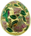 Kubla Crafts Cloisonne 4403H Cloisonne Hummingbird Egg Box