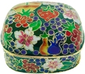 Kubla Crafts Cloisonne 4405DR Cloisonne Dellarobbia Box