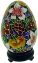 Kubla Crafts Cloisonne 4412DR Cloisonne Dellarobbia Extra Large Egg