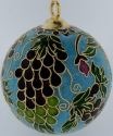 Kubla Crafts Cloisonne 4489T Large Enamel Ball Ornament