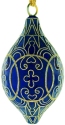 Kubla Crafts Cloisonne 4491 Blue Cloisonne Finial Ornament
