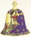 Kubla Crafts Cloisonne 4522BL Blue Angel Bell