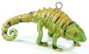 Kubla Crafts Cloisonne 4766N Articulated Enamel Lizard Ornament