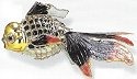 Kubla Crafts Cloisonne 4811Bi Set of 3 Koi Fish Ornaments